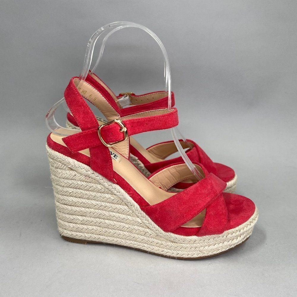 Joy In Love Women's Size‎ 6.5 Wedge Platform Espadrille Sandals